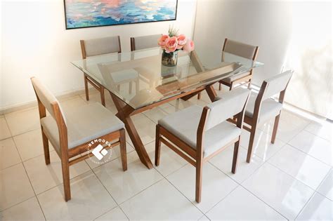 Comedor P Mesa Cruz Cristal Silla Mar Remodex