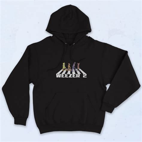 Weezer 2 Fnaf Animatronics Graphic Hoodie