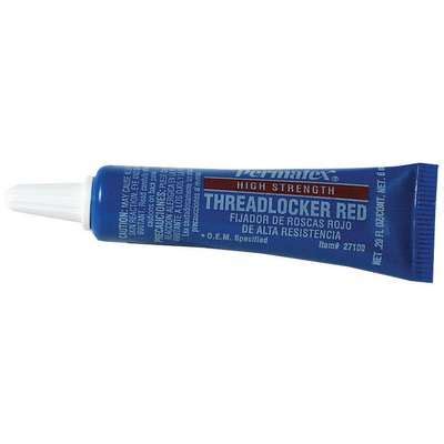 Permatex High Strength Threadlocker Ml Tube Red Liquid