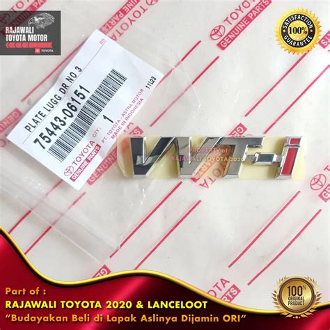 Jual Emblem Logo Vvti Avanza Xenia Camry Vios Altis Rush