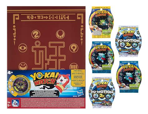 Hasbro Yo Kai Watch B5945EQ0 Sammelbuch Inklusive 1 Medaille Und 5 Yo