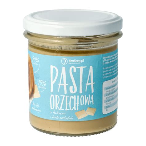 Masło orzechowe 100 Pasta kokosowa Krukam