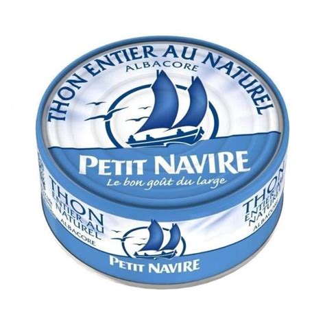 Petit Navire Thon Entier Au Naturel Albacore G Lot De