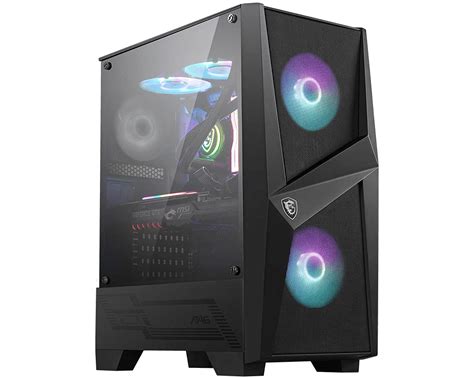 Buy Msi Mag Forge R Mid Tower Gaming Computer Case Black X Mm