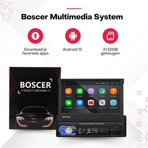 Boscer Din Autoradio Android Apple Carplay Android Auto