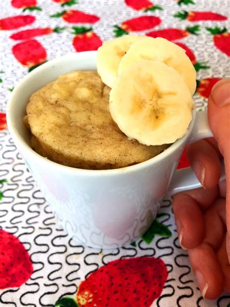 Gluten Free Banana Bread Mug Cake Microwave Recipe Melanie Cooks