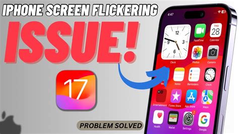 How To Fix Iphone Screen Flickering Issue After Ios Youtube