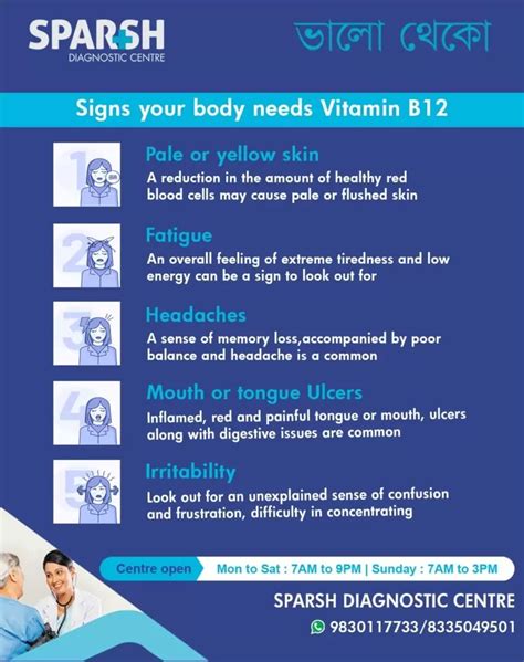 Vitamin B12 deficiency - Sparsh Diagnostic Center