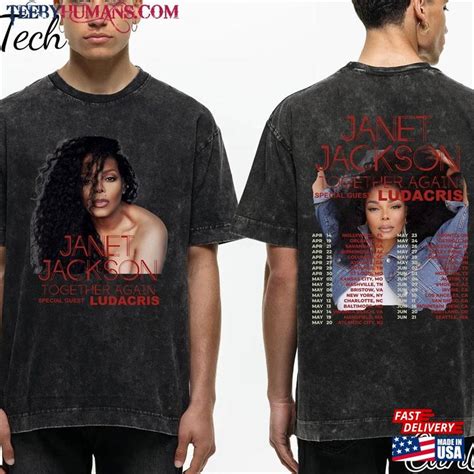 Janet Jackson Together Again Tour 2023 Shirt T Shirt Music Classic