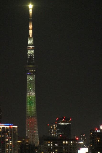 『原神×tokyo Skytree® 青空の大冒険 ～雷霊に導かれて～ 』開催記念特別ライティング5 オヨヨのマイペースブログ