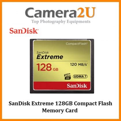 Sandisk Extreme Gb Compact Flash Compactflash Cf Memory Card Mb S