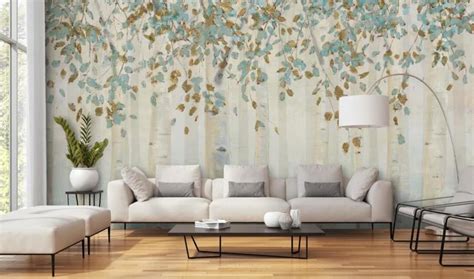 Birch Tree Wallpaper Wall Murals Wallsauce Us