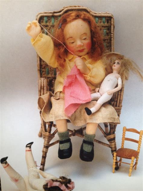 Carmina Ooak Dollhouse Doll By Catherine Muniere Homemade Dolls