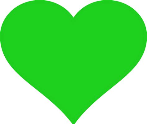 Green Heart Clip Art at Clker.com - vector clip art online, royalty free & public domain