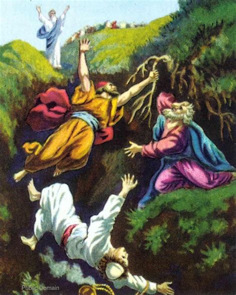 OT0416 Korah Dathan Abiram Bible Drawings By Otto Seml Flickr