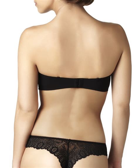 Soutien Gorge Sans Bretelles Noir Simone P R Le Caressence