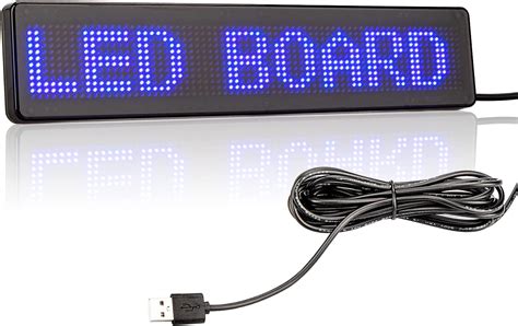 Amazon.com : VDIKKS LED Car Sign, Programmable LED Matrix Panel FPCB ...