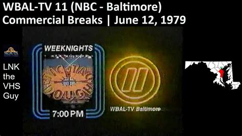 Wbal Tv 11 Nbc Commercial Breaks 6121979 Youtube