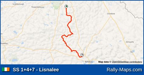 SS 1 4 7 Lisnalee Stage Map Monaghan Stages Rally 2014 Rally