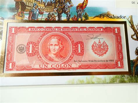 El Salvador Colon Unzirk Banknotenbrief A Kaufen Auf Ricardo