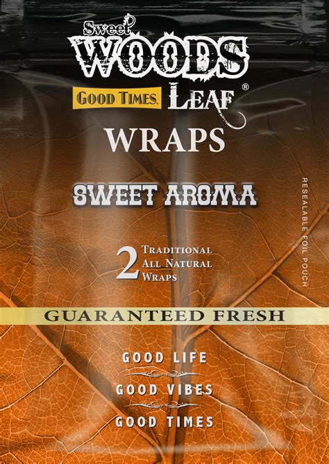 Sweet Woods Leaf Wrap 2CT Smoke GT