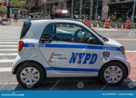 NYPD Electric Cars Editorial Image | CartoonDealer.com #11102008