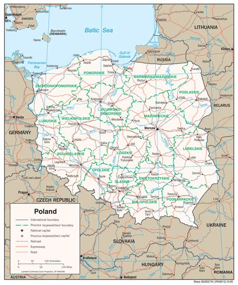 Maps of Poland | Detailed map of Poland in English | Tourist map of