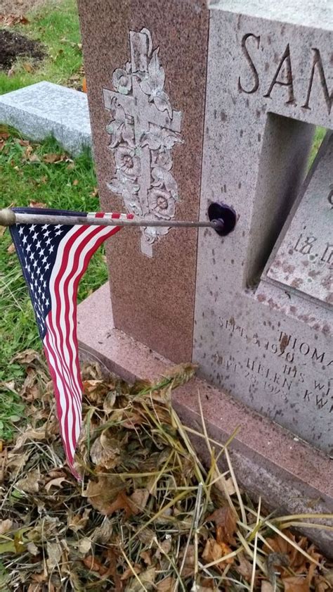 Veteran invents mount for headstone flags | Republican American Archives