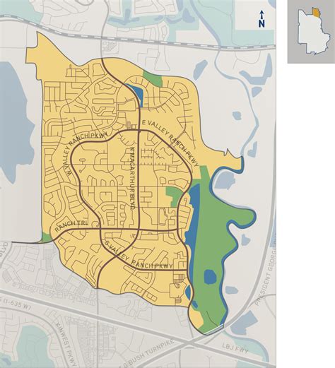 Las Colinas Texas Map