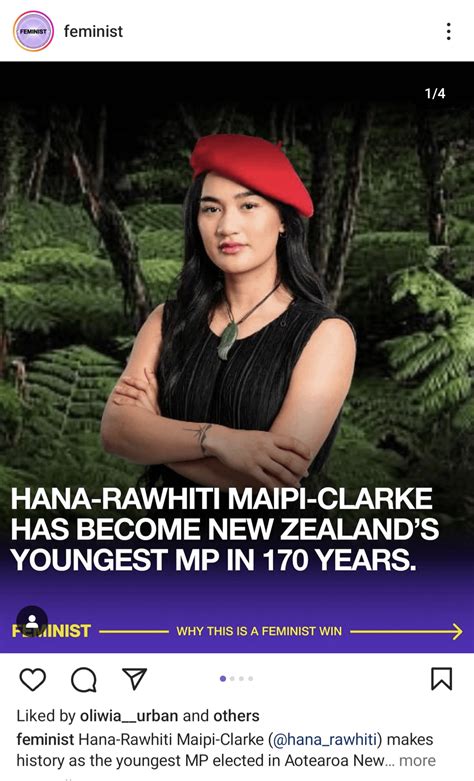 New Zealand: Hana-Rawhiti Maipi-Clarke (@hana_rawhiti) makes history as the youngest MP elected ...