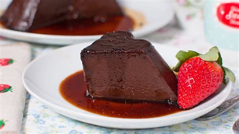 Flan de Chocolate Negro Casero Recetas de Postres Fáciles Rápidos y