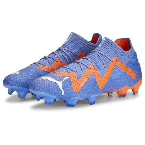 PUMA Future Ultimate FG AG Supercharge Blå Hvit Oransje Dame