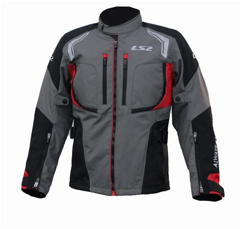 Ls2 Gallant Riding Jacket Grey Moto Central