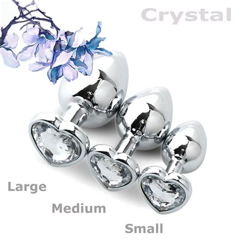 PC Anal Butt Plug STAINLESS S M L Sex Toy Women Men Couple Metal