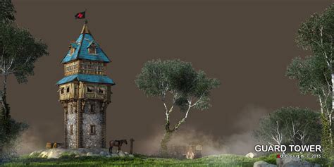 Guard Tower Epic Medieval By Zernan Suarez At