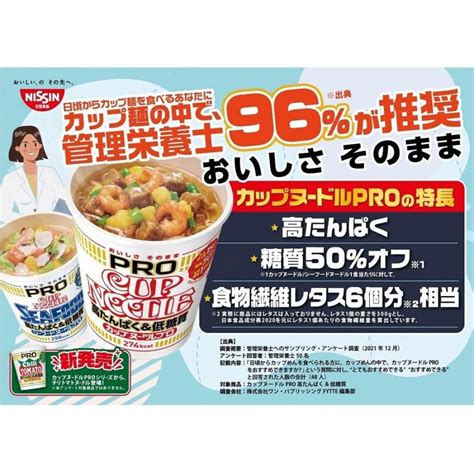 日清食品 カップヌードルpro 高たんぱくand低糖質 3種類各4個セット 計12個入り 送料無料沖縄、離島不可 Nissin