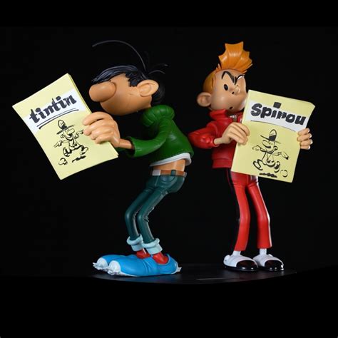 Figurines Exclusives Spirou Et Le Marsupilami Par Franquin Version