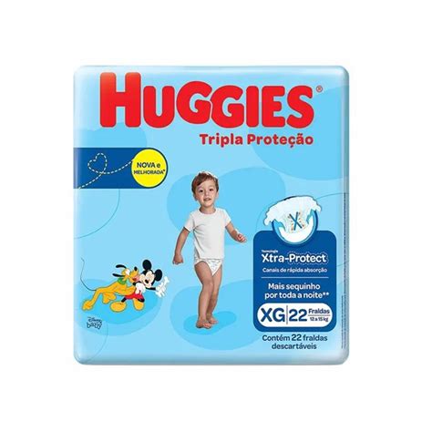 Compre Fralda Huggies Tripla Prote O Jumbo Xg Conforto E Prote O