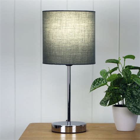 Veronika Table Lamp Shade Colour Grey By Temple And Webster Style