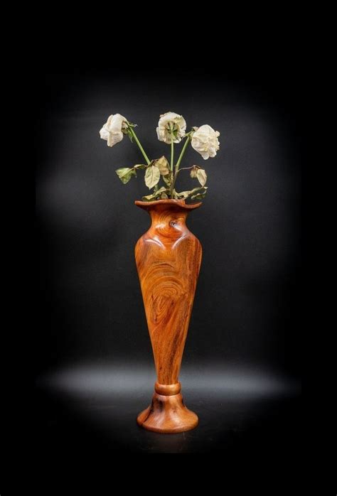 Turned Vase Wood Turned Bowls Wood Bowls Turned Wood Flower Vase