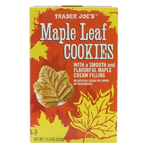 2箱セット Trader Joe s Maple Leaf Cookies クッキー焼き菓子