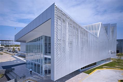 Architectural Perforated Metal Facades Cladding Panels Dongfu