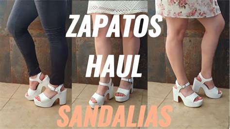 Las Sandalias De Tac N M S C Modas Hotsale Haul Unboxing Youtube