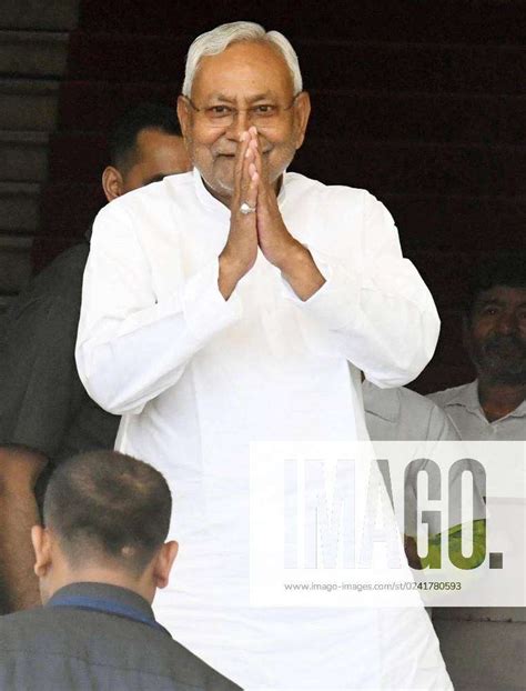 Patna India April Bihar Chief Minister Nitish Kumar Going To