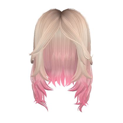 She Wolf Hair Blonde Pink Ombre Roblox Item Rolimon S