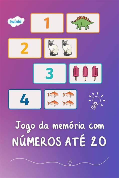 ATIVIDADE NUMERAIS ATÉ 20 JOGO DA MEMÓRIA NUMERAIS PARA IMPRIMIR