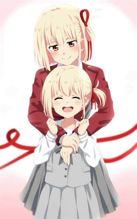 Safebooru 2girls Aged Down Bangs Blonde Hair Blush Blush Stickers Bob Cut Closed Eyes Closed