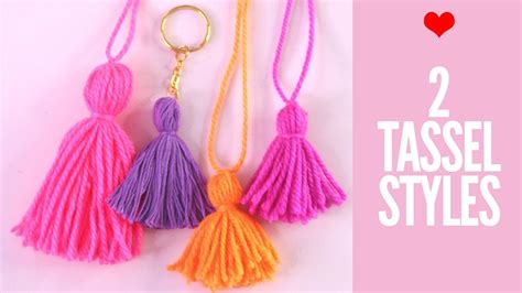 How To Make Tassels Easy 2 Methods Youtube