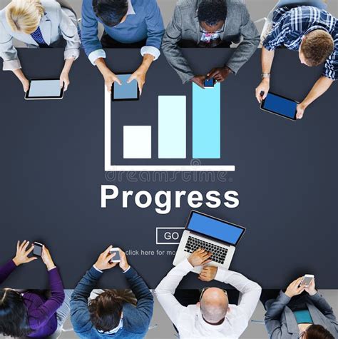 Progress Development Improvement Advancement Concept Stock Image