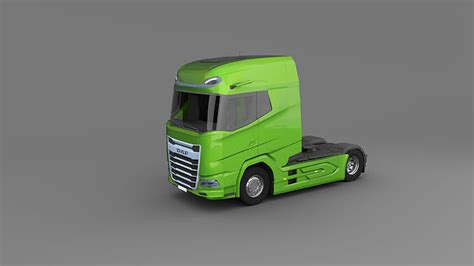 Daf Xg 2021 3d Model Cgtrader